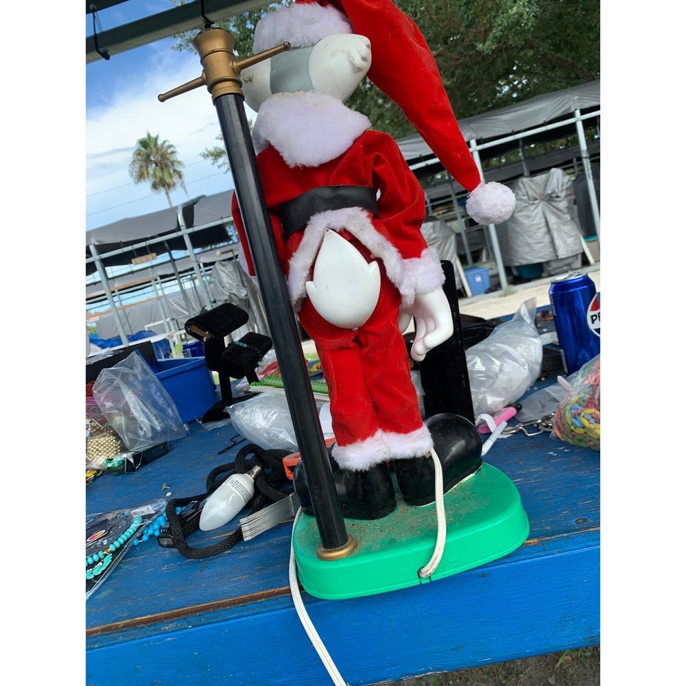 Vintage Looney Tunes Bugs Bunny Animated Christmas Santa Figure Warner Bros